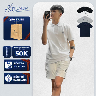  Áo Polo Ralph Lauren Ngựa Thêu Basic - Polo Nam Vải Cotton Cá Sấu Đứng Form Thanh Lịch - PHENOM 