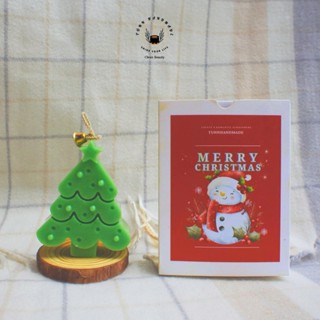  Nến Thơm  Cây Thông Noel Kèm Thiệp Sáp Đậu Nành Trang Trí Ngày Lễ Giáng Sinh Kèm Hộp Quà Tặng 