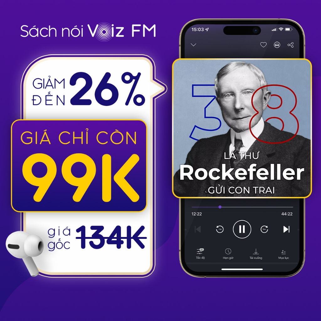 Sách nói [38 Lá Thư Rockefeller Gửi Con Trai] - Voiz FM
