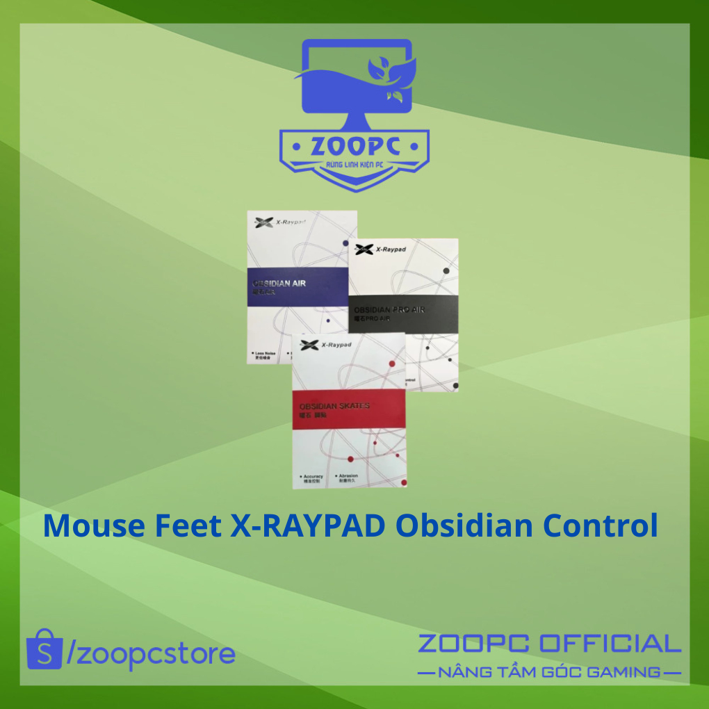 Mouse Feet X-RAYPAD Obsidian Control - ZOOPC STORE
