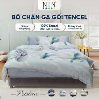   LỤA TENCEL SIÊU MÁT LẠNH  Bộ 6 món chăn ga gối Tencel Pristine nhiều màu nhiều size 100% tencel chính hãng 