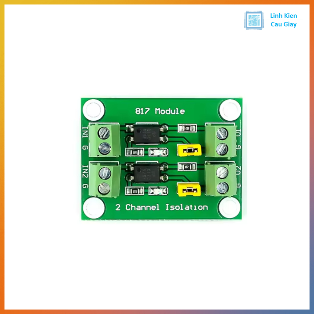 Module Opto Cách Ly 2 Kênh PC817