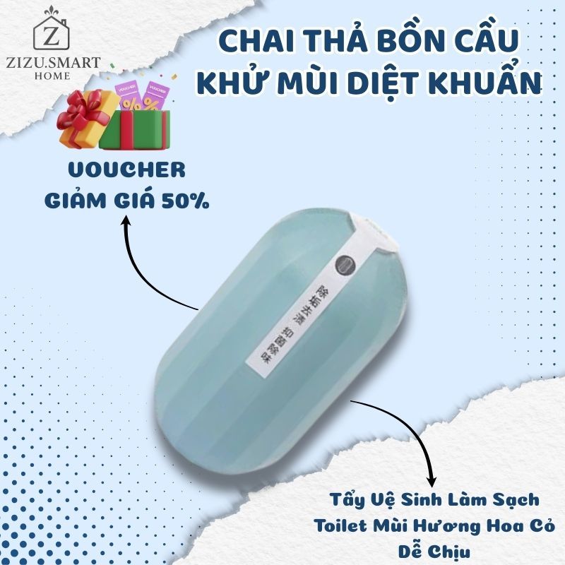 Chai Thả Bồn Cầu Khử Mùi Diệt Khuẩn Modeco 250g,Tẩy Vệ Sinh Làm Sạch Toilet Mùi Hương Hoa Cỏ Dễ Chịu