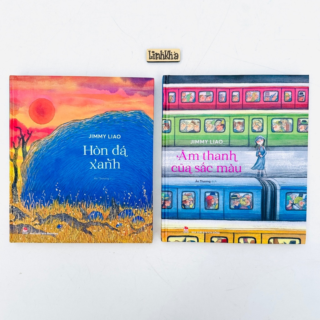 Sách tranh - Hòn đá xanh, Âm thanh của sắc màu - Sách tranh của Jimmy Liao - bìa cứng - NXB Kim Đồng