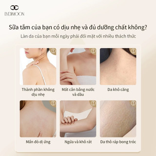 (Dung tích lớn 800ML)  niacinamide trắng sữa tắm  Da Toàn Thân trắng da Trắng da hiệu quả 100% trắng sáng làm trắng da
