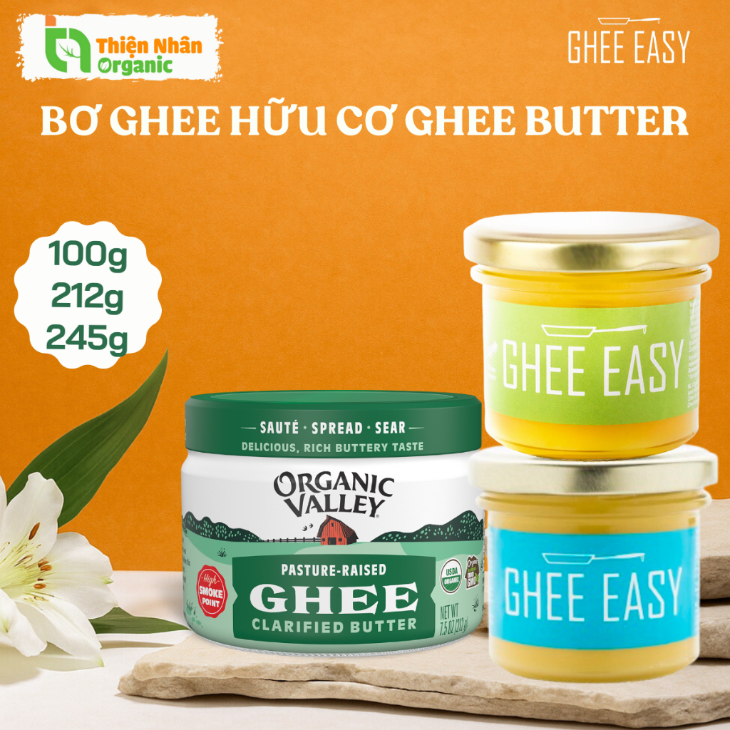 Bơ Ghee Hữu Cơ Organic Valley Ghee Easy Ghee Butter