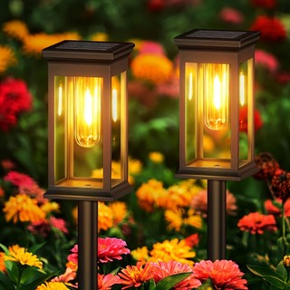 Đèn vonfram năng lượng mặt trời ngoài trời  chống nước IP65, đèn ngoài trời bền lâu cho sân vườn, lối đi, cảnh quan