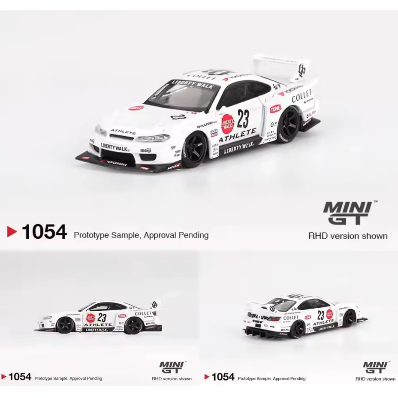 MÔ HÌNH XE Mini GT BOX 1054 Nissan S15 SILVIA LB-Super Silhouette