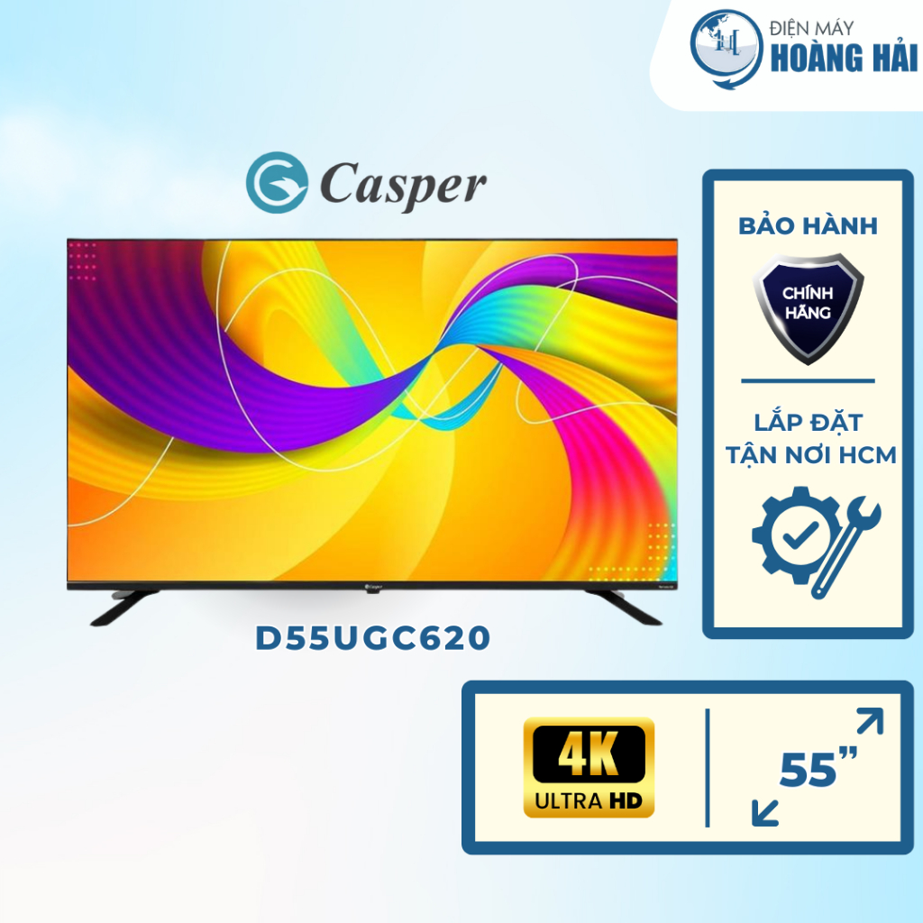 D55UGC620 | Google Tivi Casper 4K 55 inch D55UGC620 - Hàng chính hãng