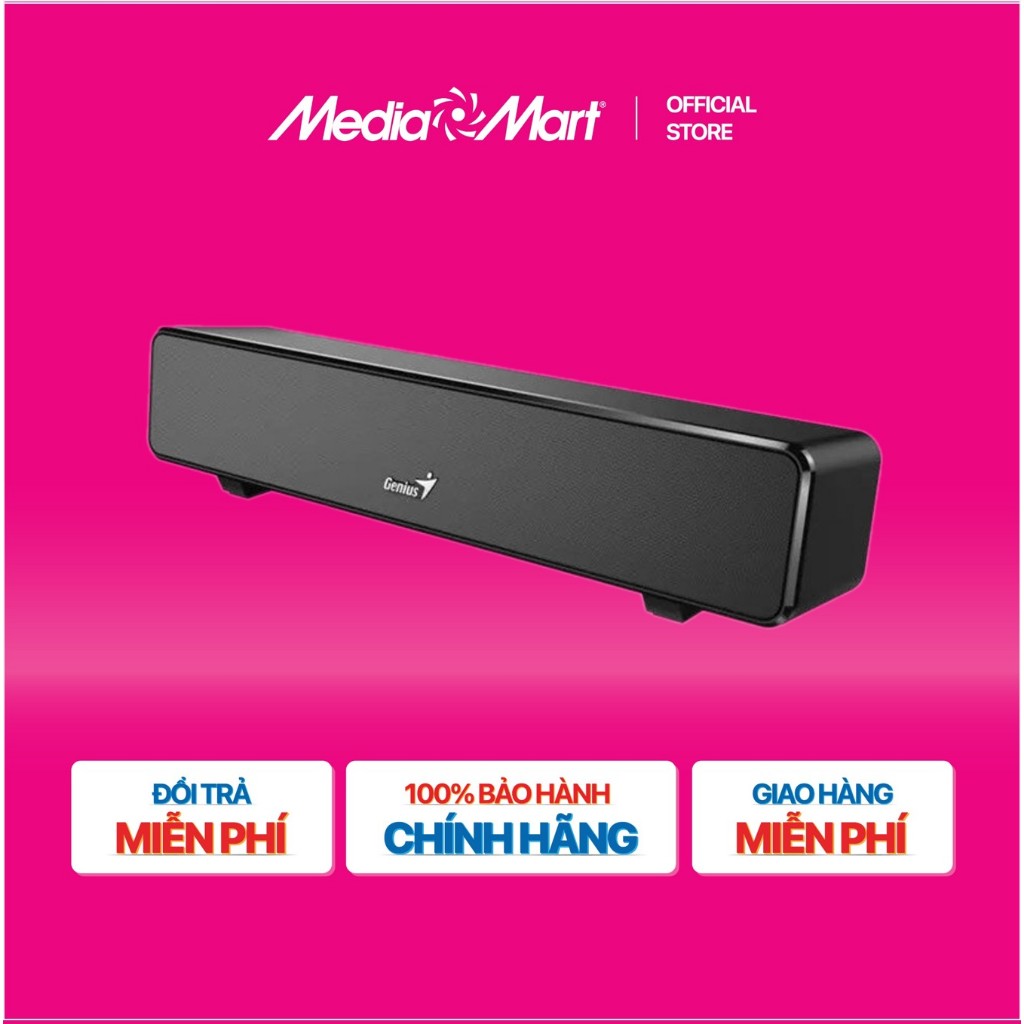 [MEDIAMART] - Loa máy tính Genius Soundbar 100 - FREESHIP,Bảo hànhchínhhãng
