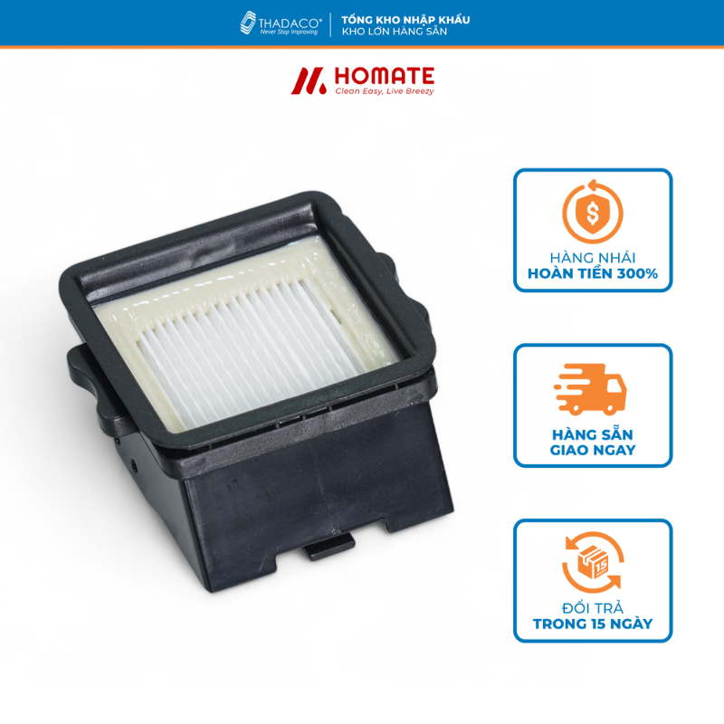 Lọc Bụi Hepa Của Máy Hút Bụi - Lau Nhà Homate M250DW