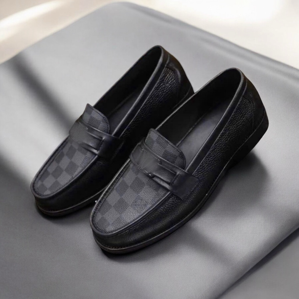 Giày tây nam, giày công sở nam da bò đế phíp gỗ - Mã MK400 ( Tặng quà - có hộp )