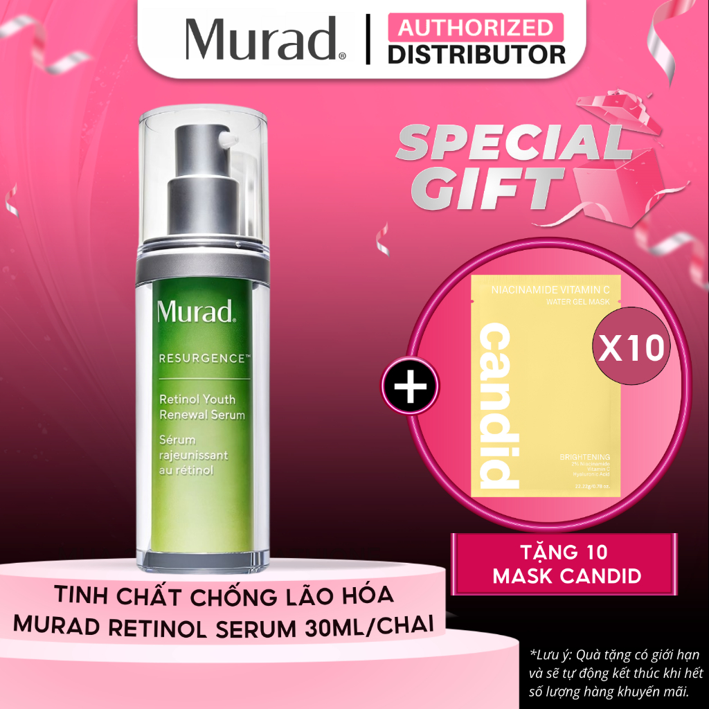 Tinh Chất Retinol Chống Lão Hóa, Tái Tạo Da Murad Retinol Youth Renewal Serum 30ml