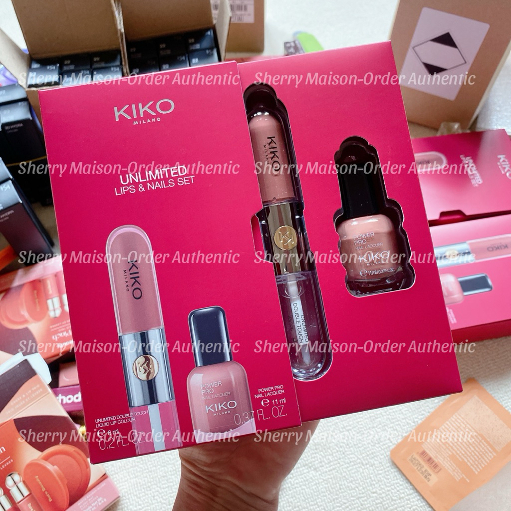 [BILL EU] SET QUÀ TẶNG SON KIKO 2 ĐẦU 103+SƠN MÓNG TAY