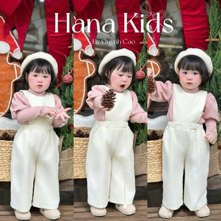 [ĐỘC QUYỀN HANA KIDS] YẾM KEM + ÁO TAY BỒNG MÀU HỒNG HÀN SIÊU DỄ THƯƠNG CHO BÉ - YẾM/JUM DÀI HÀN QUỐC CHO BÉ