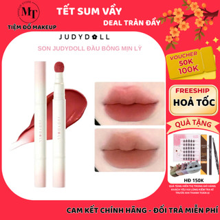  Son Kem Lỳ JUDYDOLL Lip Powder Cream Mịn lì đầu bông Che phủ vân môi Không dính cốc | MT MAKEUP STORE 