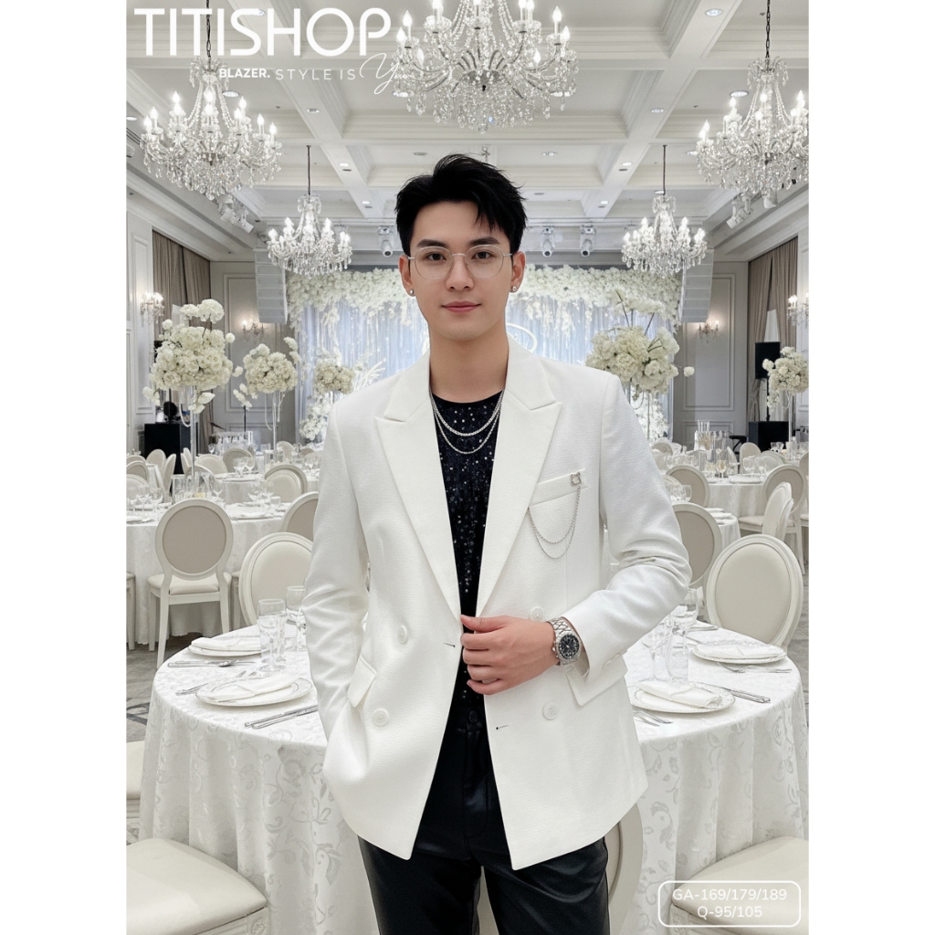 ( Đặt Nhanh ) Áo Blazer Nam Đi Tiệc Event , Áo Khoác Nam Chất Lượng Cao Hàn Quốc , Jacket Nam , Áo K