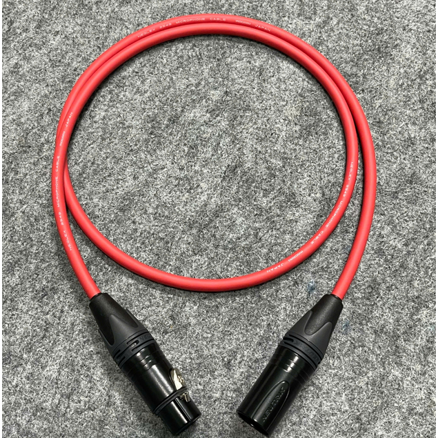 Dây XLR - Canon Mogami 2549 đỏ Japan.