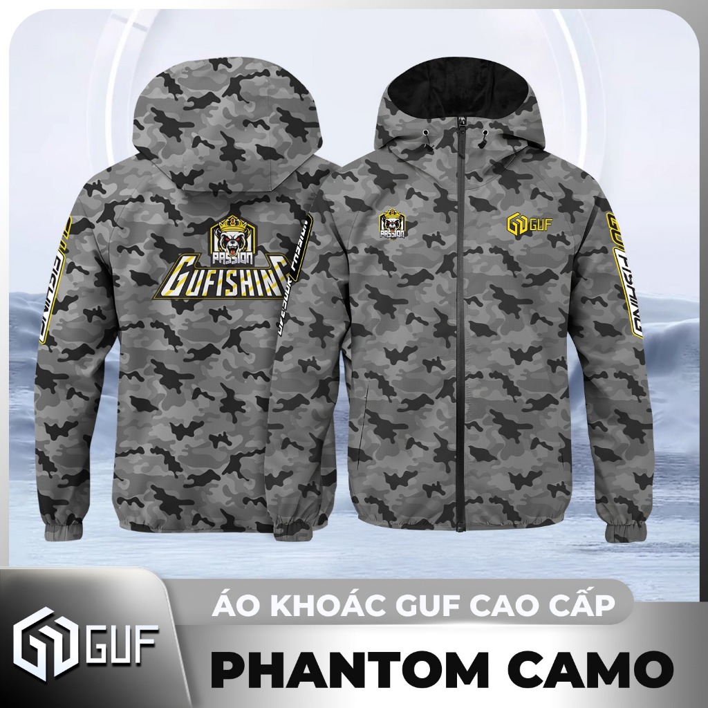 Áo Khoác Mùa Đông GUF Phantom Camo Fishing
