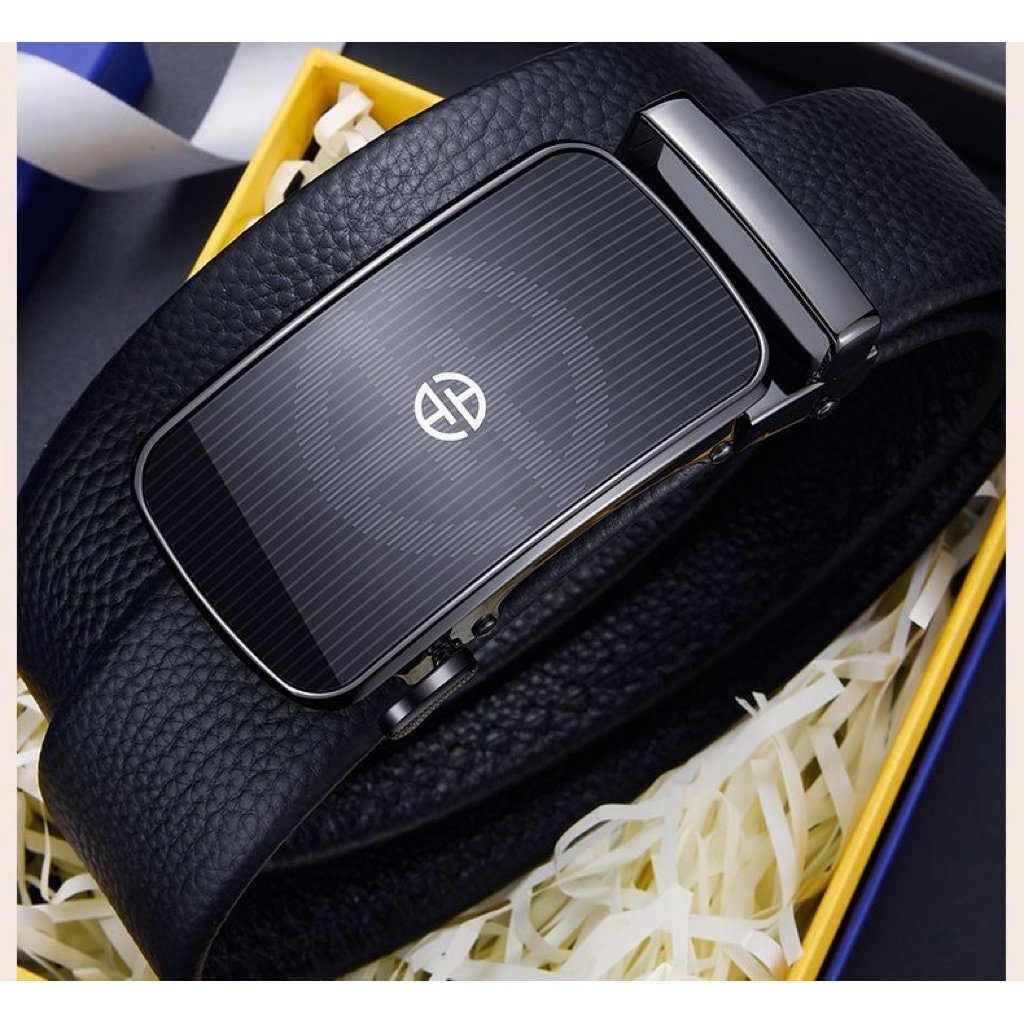 [Có sẵn] Thắt lưng Aokang chính hãng da bò mềm mại, luồn trong