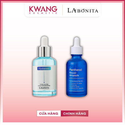 Serum Tinh chất  LA BONITA Dưỡng Ẩm Vital Hyaluronic Acid & Phục Hồi Da Panthenol Repair Ampoule  Serum 50m