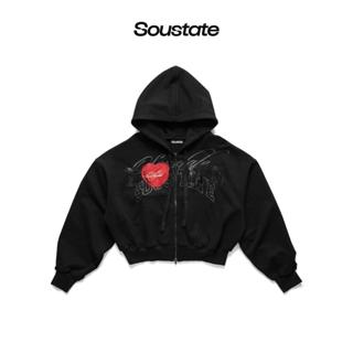   DUY NHẤT 25.12 - GIẢM 21%  Áo Hoodie Zip Boxy I Love Me - SOUSTATE Chính Hãng 