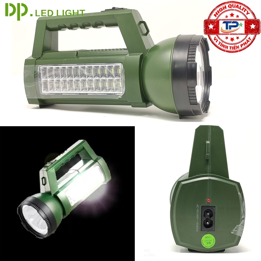 Đèn Pin LED Có Sạc tích điện 2 trong 1 Siêu Sáng 50W DP-7325 / DP Led Light đa năng