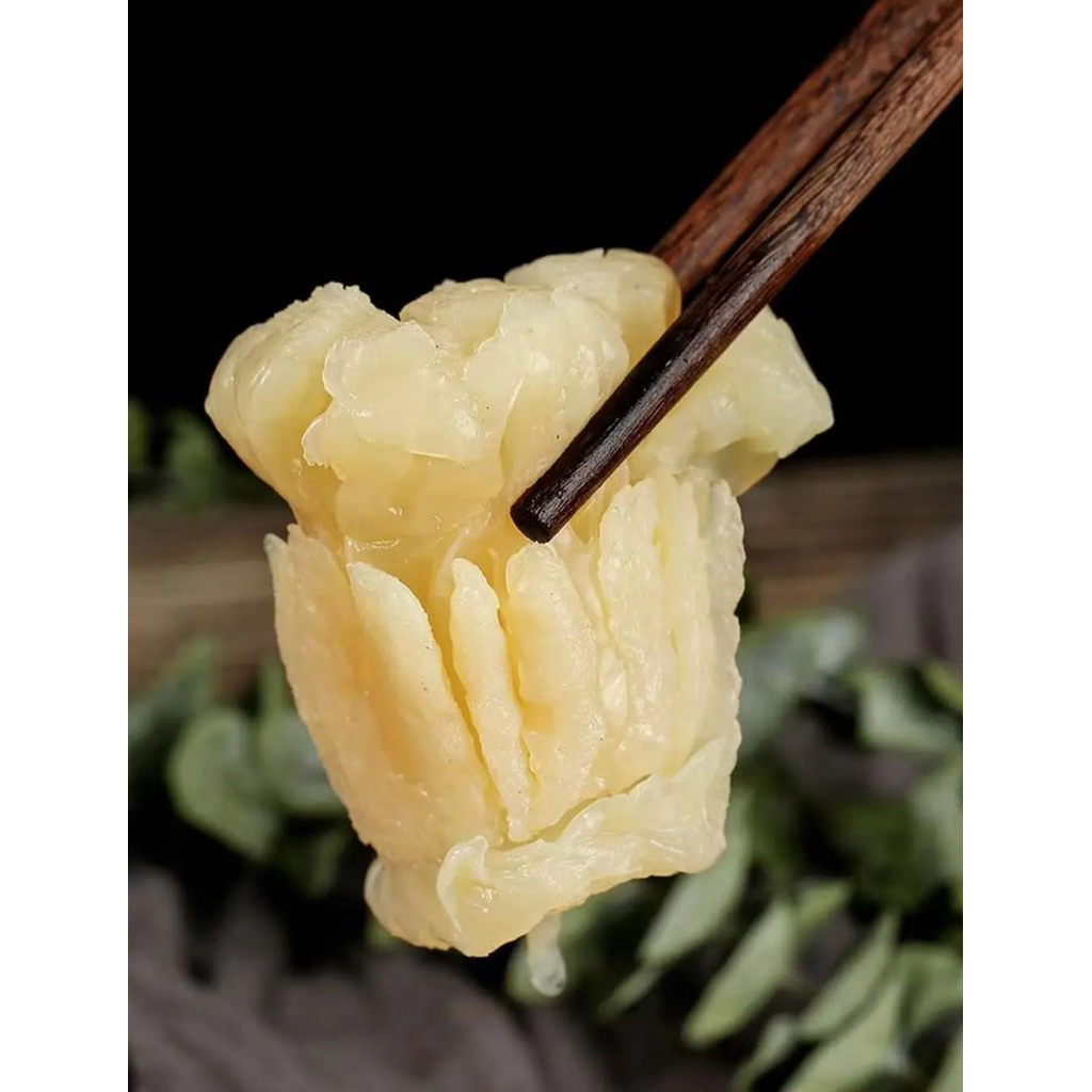 sứa đạn ăn liền ( hàng đã ngâm nhạt xả mặn ) kèm sốt chua cay