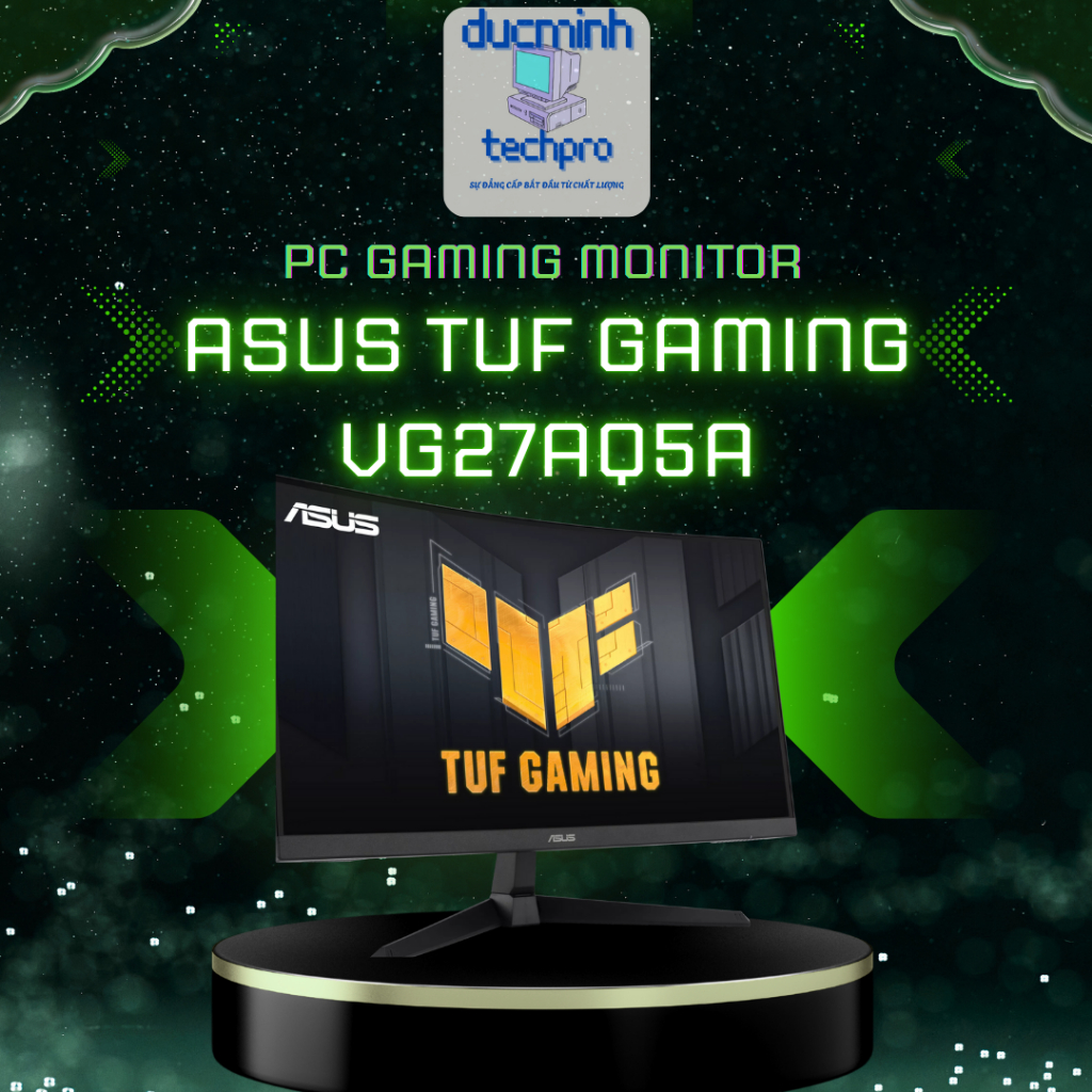 Màn Hình Asus Gaming ASUS TUF Gaming VG27AQ5A (27 inch || IPS || 2K || 210Hz || 1ms || Loa)