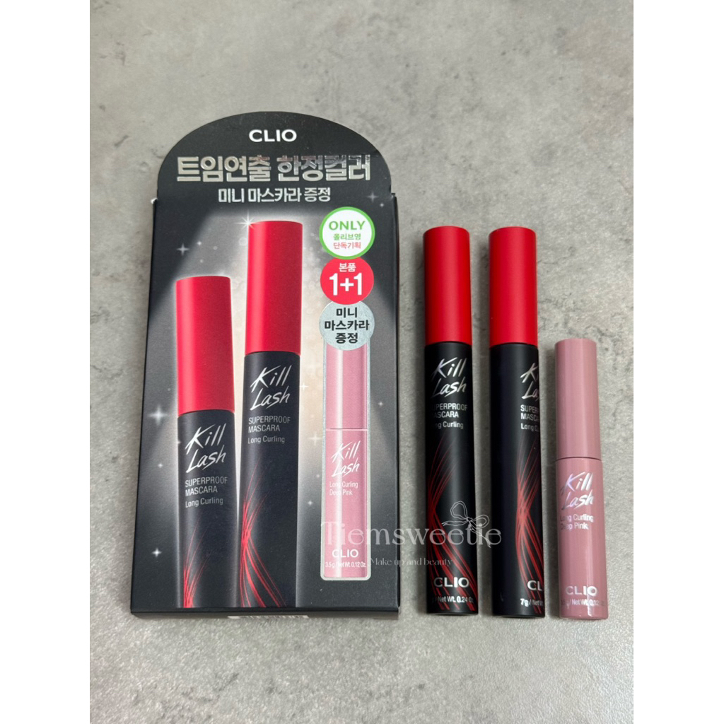 Mascara Clio Kill Lash Superproof 01 Long Curling