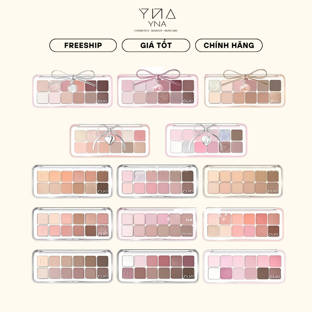 [Sẵn màu mới] Bảng mắt CLIO Pro Eye Palette Air