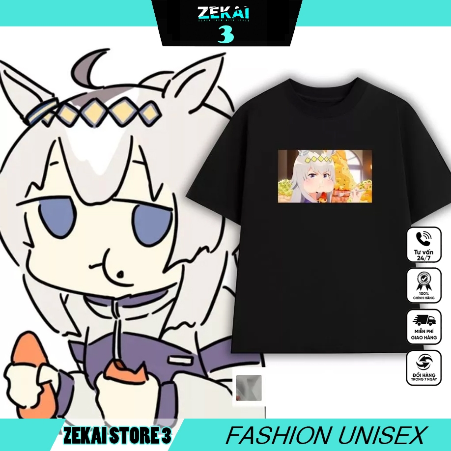 Áo Thun Oguri Cap Uma Musume -  Hololive Hoshimachi Suisei