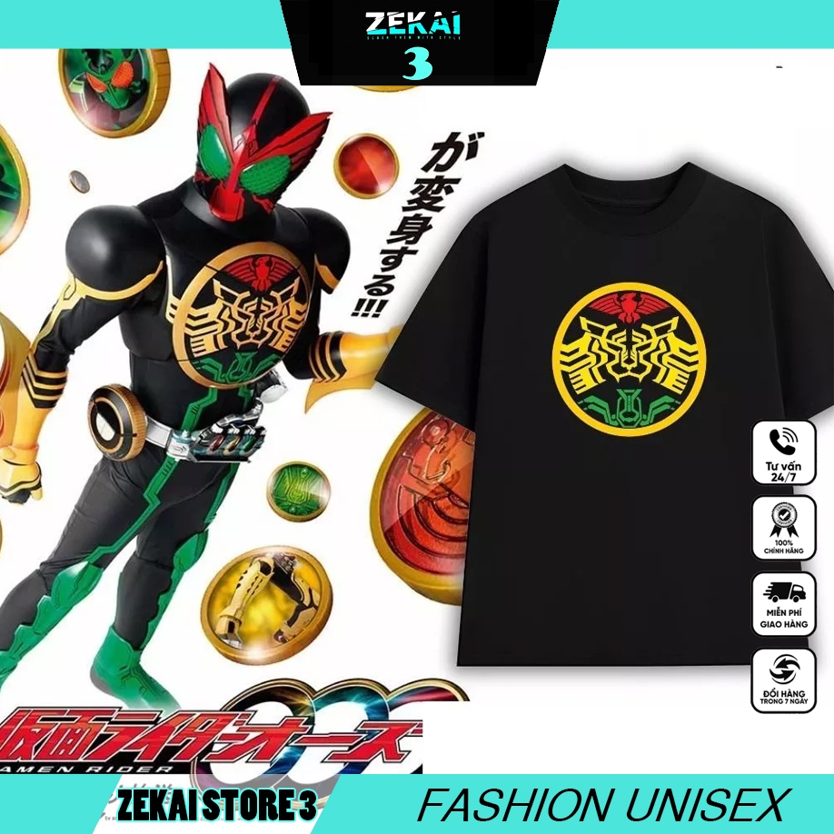 HOT🔥 Áo Phông Kamen Rider OOO - Hololive Amelia Watson Anime