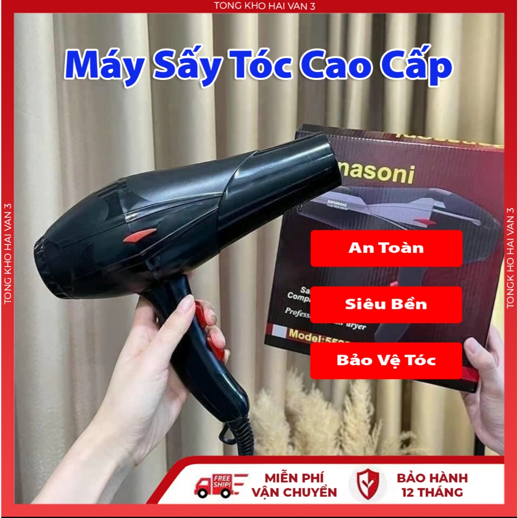 Máy Sấy Tóc 2 Chiều Nóng Lạnh Công Suất Lớn 3500W  Máy Sấy Tạo Kiểu Thiết Kế Đẹp Chăm Sóc Tóc Chuyên Nghiệp