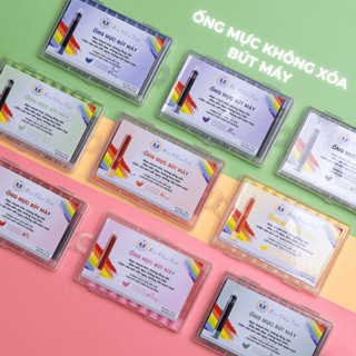  Hồn Chữ Việt Ống Mực Không Xoá Tiện Lợi 3.4mm Bút Máy Học Sinh Tiểu Học Dễ Thay Thế Không Bẩn Tay 