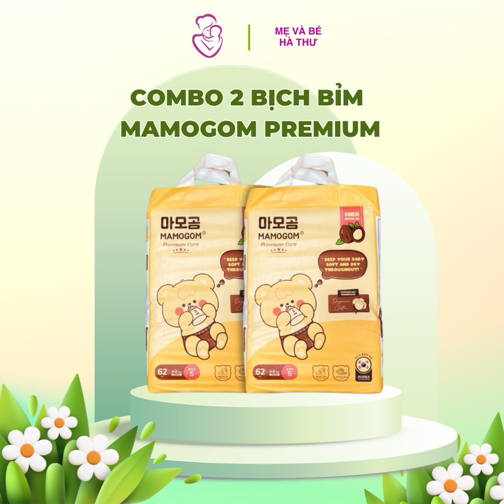 Combo 2 bịch bỉm Mamogom Premium đủ size S/M/L/XL/XXL