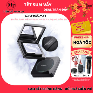  Phấn Phủ Kiềm Dầu CARSLAN Dạng Nén Chống Nước Mịn Lỳ,Lớp Nền Bền Suốt Ngày Dài | MT MAKEUP STORE 