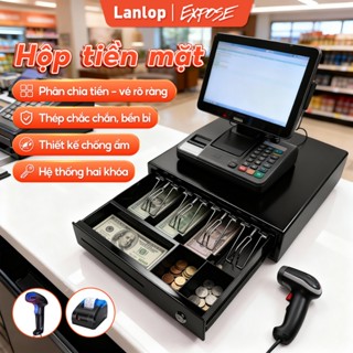  Két Tiền Thu Ngân Ngăn kéo đựng tiền Roco - Hàng Nhập Khẩu 