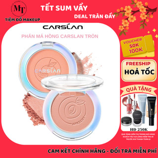  Phấn má hồng CARSLAN bảng tròn có bắt sáng 5.5 màu đẹp chất mịn lâu trôi | MT MAKEUP STORE 