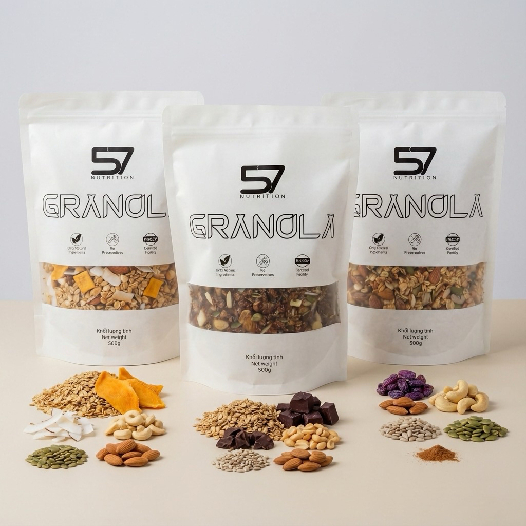 Granola 57 Nutrition 3 vị