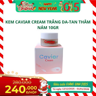  Kem đêm caviar cream mờ thâm nám,ngừa mụn dưỡng da trắng.kem face trứng cá tầm đen 10gr 