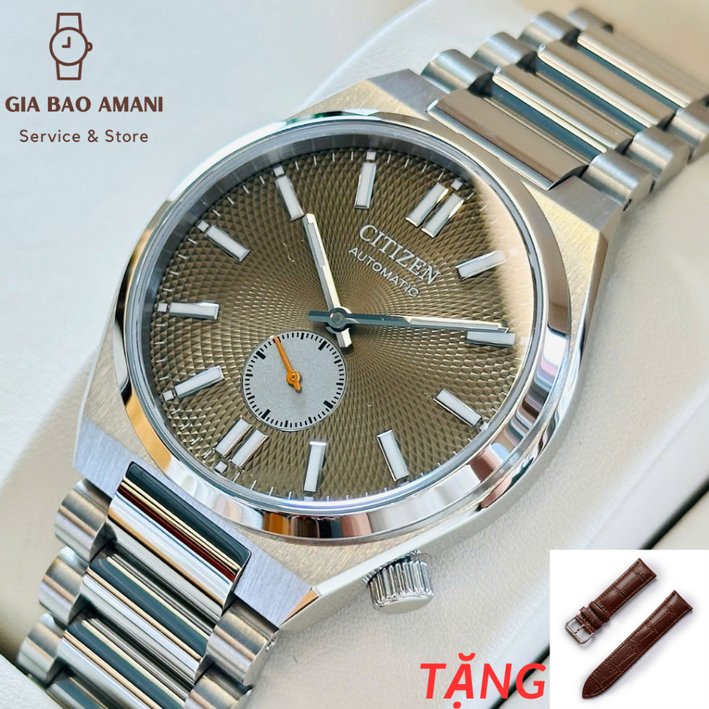 Đồng Hồ Nam Chính Hãng CITIZEN Tsuyosa Small Second NK5010-51X Tặng Dây Da Cao Cấp