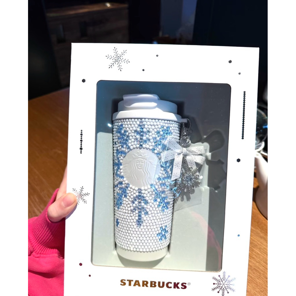 [ORDER] Ly giữ nhiệt blink kèm box Starbucks BST Snowflake (chính hãng)