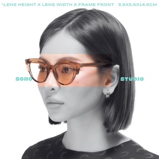  Kính mát WIDE form mèo Soho Studio che phủ tốt hợp mặt trung bình to kèm tròng chống UV 
