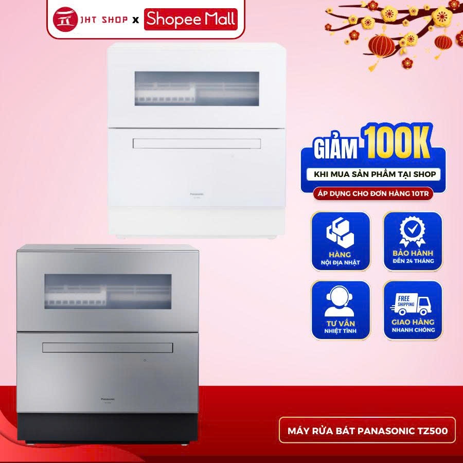 Máy rửa bát JHT SHOP  Panasonic NP-TZ500 nội địa nhật