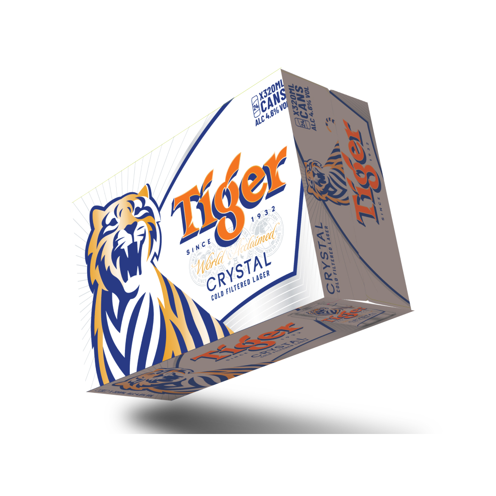 Thùng 24 lon Bia Tiger Bạc 330ml