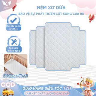 Nệm xơ dừa cho bé nằm nôi cũi - 100% xơ dừa tự nhiên Bảo vệ sự phát triển cột sống của bé