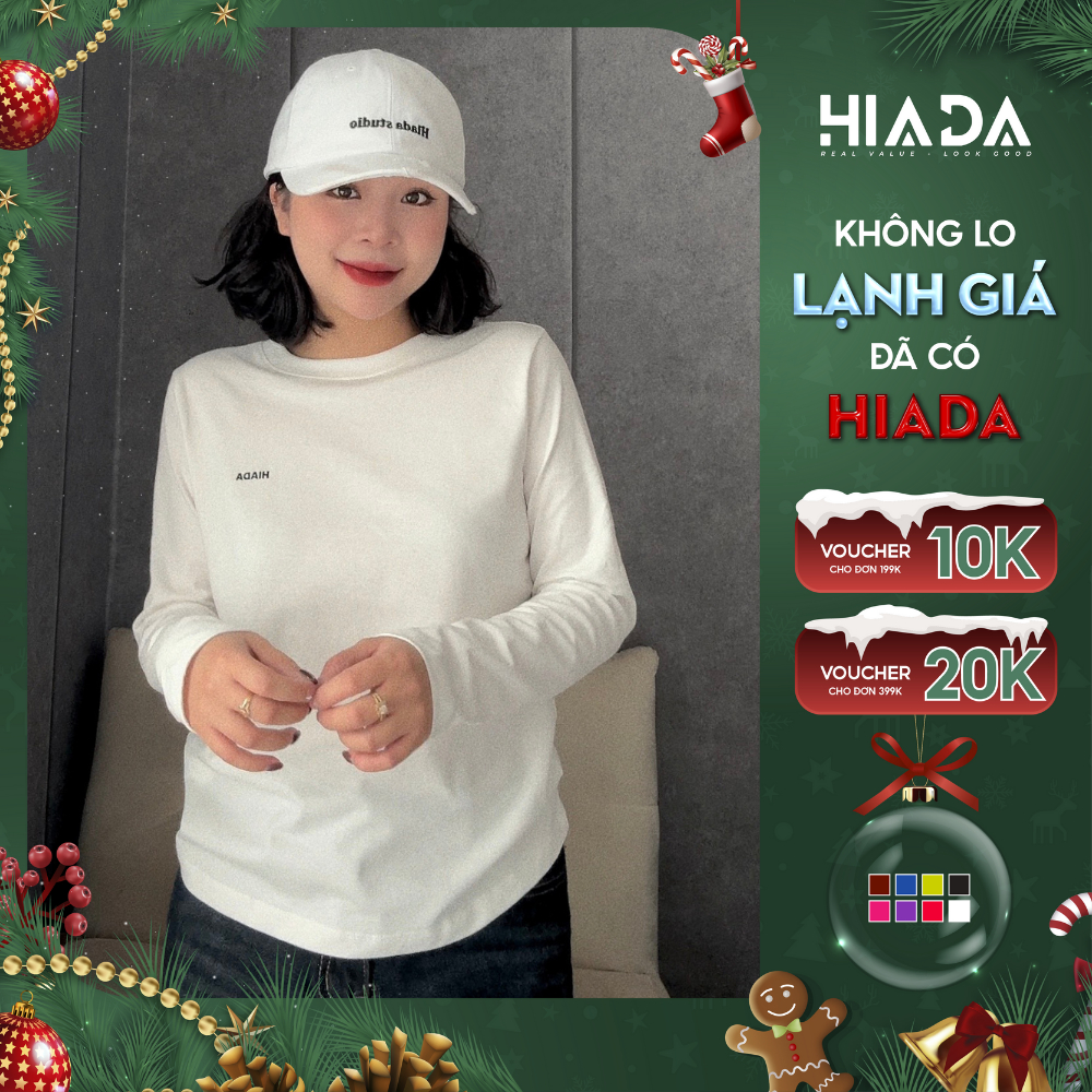  Áo Thun Babytee HIADA 07 Cổ Tròn   DÀI TAY   