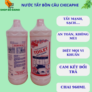 Nước tẩy bồn cầu Chicaphe Thái Lan, tẩy mạnh 99,99% DIỆT mọi vi khuẩn vết bẩn -  Shop Bố Daino