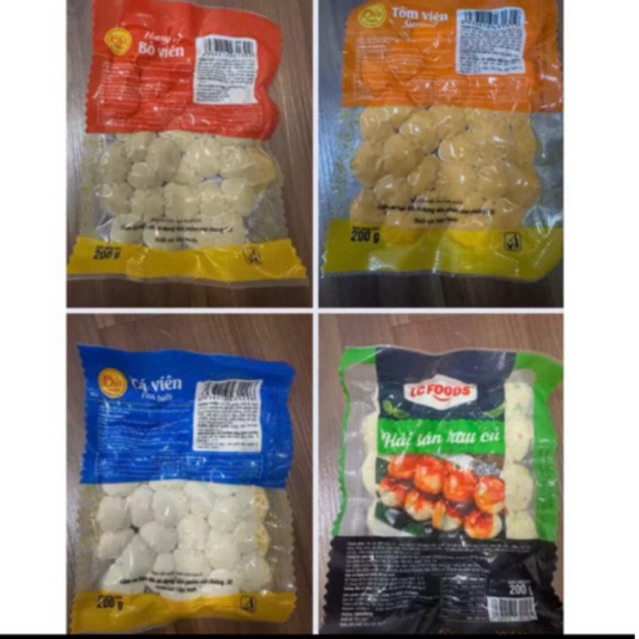 Cá bò tôm rau củ xúc xích size mini 200g